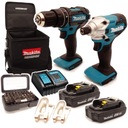 Makita 18V COMBO kit DLX213SAB DHP482 DTD156