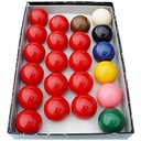 ŠTANDARDNÉ SNOOKER BALLS 57,2 mm pre BAZÉNOVÉ stoly