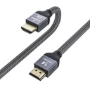 Wozinsky HDMI 2.1 kábel 8K 60 Hz 48 Gbps / 4K 120 Hz / 2K 144 Hz 5m strieborný