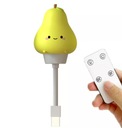 Silikónová lampa pre deti LAPTOP USB + REMOTE