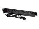 ALANTEC Power strip 19 8xCEE 7/5 CEE zástrčka 7/