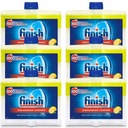 FINISH Tekutý čistič umývačky riadu Lemon 6x 250ml