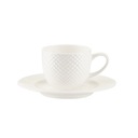 Porcelánová šálka na espresso 100 ml BARI WHITE VILLA ITALIA