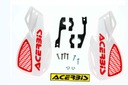 Acerbis Handbars MX UNIKO VENTED bielo-červené Chrániče rúk