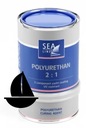 SEA-LINE POLYURETÁNOVÁ FARBA 2K 2:1 YACHT TOP ČIERNA 750ml