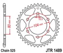 JT zadné ozubené koleso 4359 40 KAWASAKI ZX 6 R '98-'02