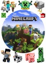 Tortová oblátka MINECRAFT Postavičky cukor A4