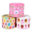 3 rolky Bunny Stuha do vlasov Holiday Stuha