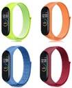 4 KS NÁPIS NA XIAOMI MI BAND 5 6 NYLONOVÝ VELCRO