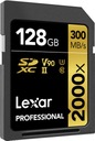 LEXAR PROFESSIONAL CARD 128GB 2000x 300MBs UHS-II