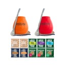 Yerba Mate Set pre dvoch 10x50g veľa príchutí