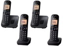 TELEFÓN PANASONIC KX TGC 212 210 DECT 4 SLÚCHADLÁ