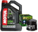 MOTUL 5100 OIL 10W40+ FILTER HF138 KAWASAKI Suzuki