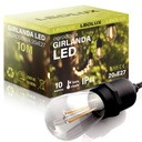 Záhradná girlanda OUTDOOR LED SVETELNÁ REŤAZ 10m 20xE27 žiarovka 1W