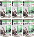 Wiejska Zagroda Monoprotein Rabbit 6 x 400 g