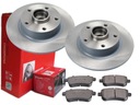 BREMBO ZADNÉ KOTOUČE, DESTIČKY, RENAULT MEGANE IV 260MM