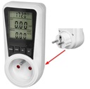 WATT METER AKTUÁLNEJ SPOTREBY POČÍTAČ DVA TARIFY 3680W