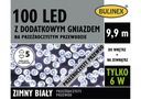 LED LAMPY 100L S PRÍD HNIEZDO, 9,9M ZI DEKORÁCIA