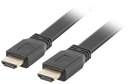 Lanberg 1m plochý HDMI v2.0 Gold 4K 3D ARC kábel