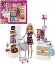 Bábika Barbie Set Supermarket obchod + bábika FRP01