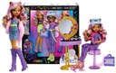 Bábika MONSTER HIGH CLAWDEEN WOLF STUDIO BÁBIKA, oblečenie, toaletný stolík + doplnky