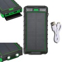 POWERBANKA 20000 mAh SOLÁRNE 2xUSB LED HORKÉ SOLARNÉ NABÍJANIE VODOtesné