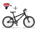 KUbikes 16L Super ľahký detský bicykel čierny