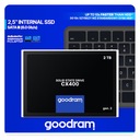 GOODRAM 2TB CX400 G.2 2.5 SATA3 SSD disk Technológia 3D NAND Flash