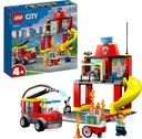 LEGO City 60375 Hasičská stanica a hasičské auto