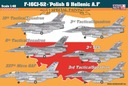 F-16 CJ-52 Polish & Hellenic Paints AF 1:48 SUPER DECALS