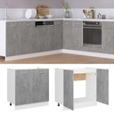 vidaXL Drezová skrinka Concrete Grey 80x46x81,5 cm