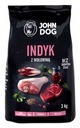 JOHN DOG SUCHÉ KRMIVO TURECKA S HOVÄZÍM MÄSOM 3KG