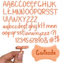 Cukrovinky ALPHABET Cukor Bamboo PÍSMENA VEĽKÉ XL + ORGANIZÁTOR