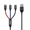 Baseus USB-C/Lightning/Micro 3,5A 0,3m USB kábel