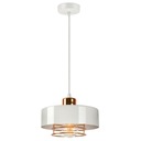 STROPNÉ ZÁVESNÉ LAMPY, LUSTER, White Copper Loft