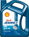 Motocyklový olej Shell Advance 4T AX7 10W-40 4L