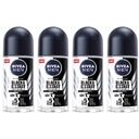 NIVEA Antiperspirant MEN Black&White 4x50ML