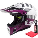 Prilba LS2 MX437 Fast Evo Xcode White Violet S