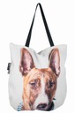 3D BAG taška so psíkom BULTERRIER SHOULDER veľká 50x50