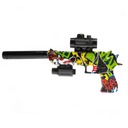 GUN RIFLE AUTOMATIC GEL GALLS laser 40cm