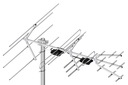 Anténa VHF UHF Dipol 28/5-12/21-60 DVB-T MUX8 HIT!