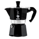 Bialetti Moka Express Coffee Maker, čierna, kapacita 3 t