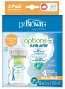 BROWN'S OPTIONS+ ANTIKOLICKÁ FĽAŠA 150ml 0m 2ks