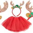 SANTA DEER SET TUTU SUKŇA 30cm SOB