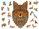 Premium Fox XXL drevené puzzle darček