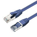 MicroConnect CAT6A S/FTP 7,5m modrý LSZH