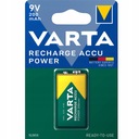 VARTA BATÉRIA 9V HR9 200mAh 6F22 R2U