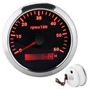 85MM RPM INDIKÁTOR TACHOMETER FAREBNÉ PODSVIETENIE 6000RPM