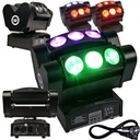 MOVING HEAD LED DISCO EFEKT LIGHT4ME SPIDER HEAD 6x10