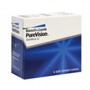 Šošovky Purevision Pure Vision, 6 kusov, výkon -0,75